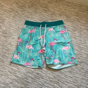 Flamingo Print Sweat Shorts